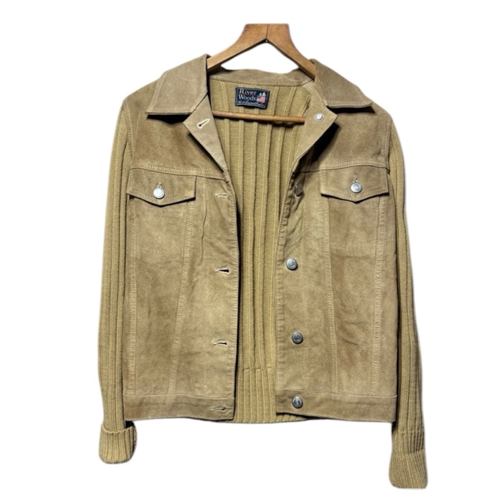 River Woods Tan Suede Jacket